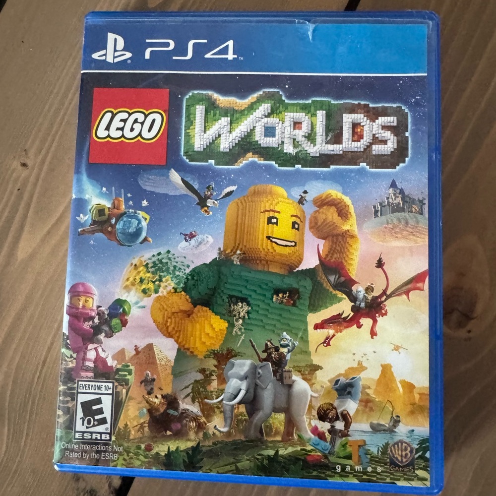 LEGO Worlds - Sony PlayStation 4 Video Game EUC! Physical Game In Box Rated E